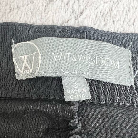NWT Wit & Wisdom Faded Black Absolution Shorts Size 2 - Picture 8 of 10